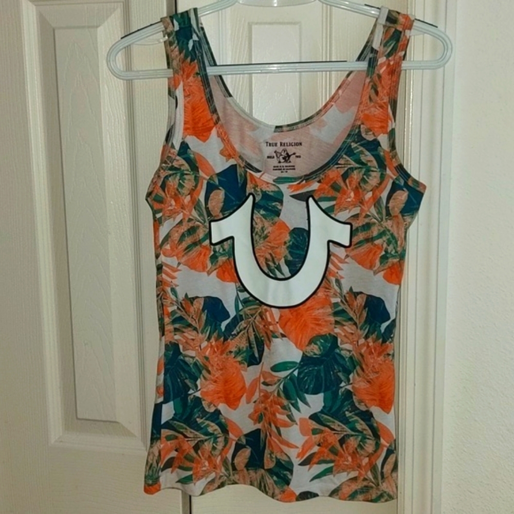 True Religion tank tropical xs